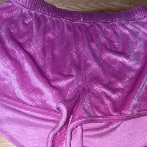 Juicy Couture  Fuchsia Velour Shorts
