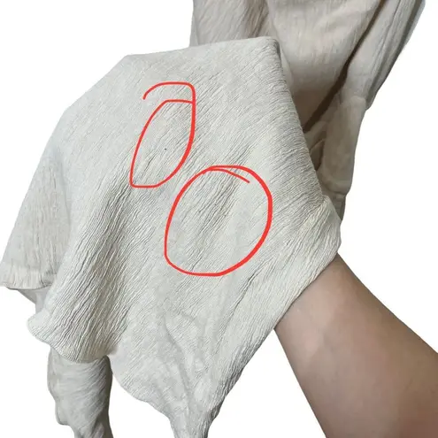 Johanna Ortiz Sea Island Dress Women’s Size 6 One Shoulder Midi Convertible Flaw