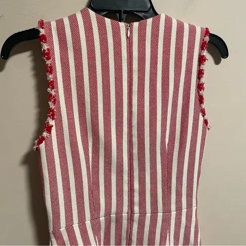 Alexis  x Revolve Cara Dress in Red Cream Stripes- Size Medium