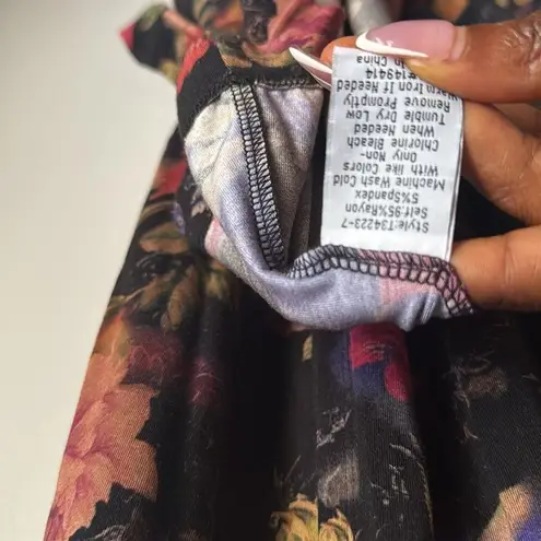 Johnny Was BOSSA NOVA V‑NECK MAXI DRESS XS