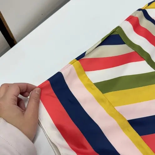 Hutch Skirt Womens Size 6 Multi Color Sierra Striped Asymmetrical Midi Anthro