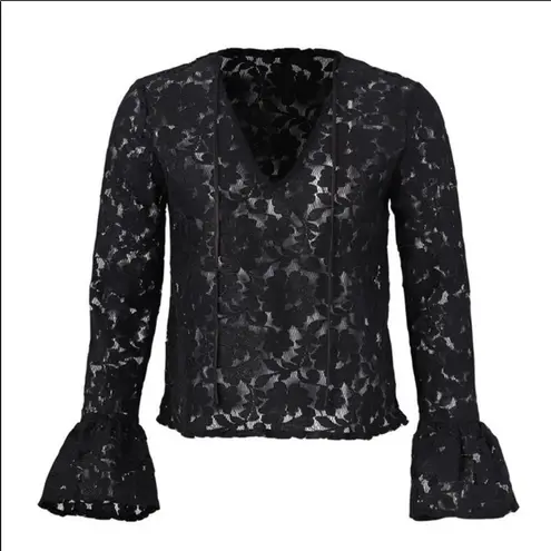 Endless Rose NWT black all over lace long sleeve