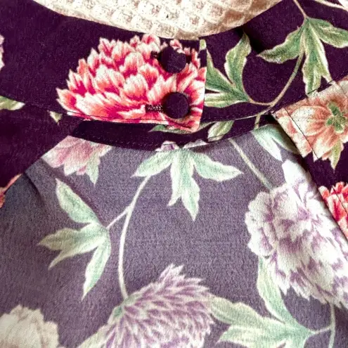 Flynn Skye floral bohemian whimsygoth high neck cottagecore open back dress NWT S