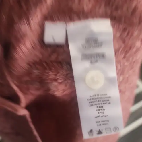 RE/DONE  Chevron Ribbed Knit Cardigan Size L