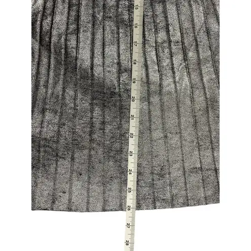 Rebel Women's Metallic Silver Skirt Size 24W
