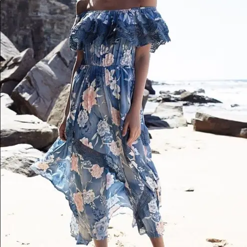 Jaase ✨HP✨ Positano Floral Maxi Tuscan Dress✨