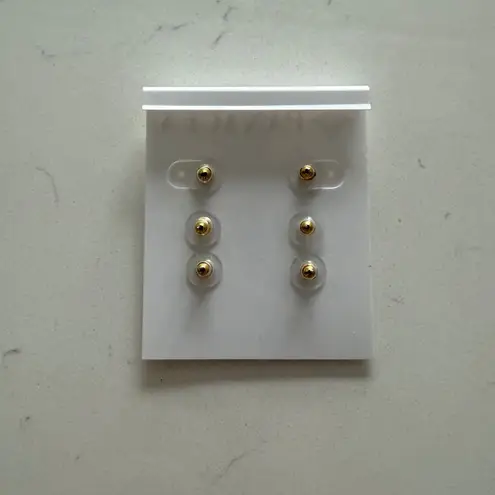 Panacea Set of 3 Chanukah/Hanukkah Holiday Stud Earrings