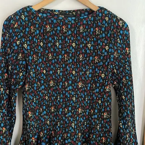 Maje Rockina Floral Print Dress