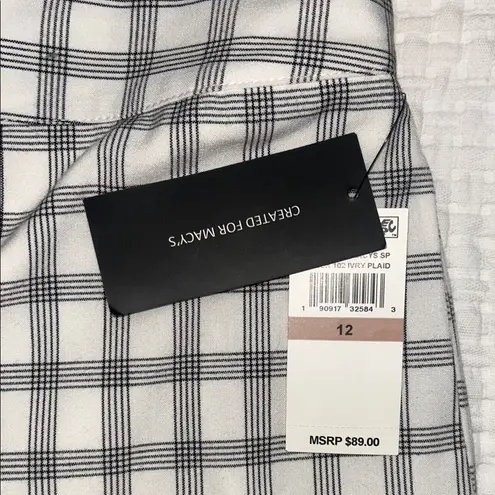 Danielle Bernstein  Gray Checkered Women's Chinos