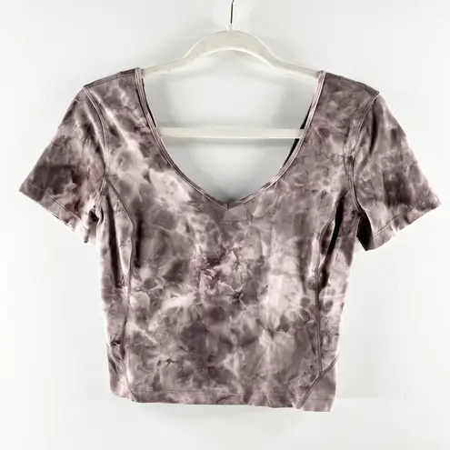 Lululemon  Align T-Shirt Diamond Dye Mink Bery Lunar Rock Shadow Grey 6