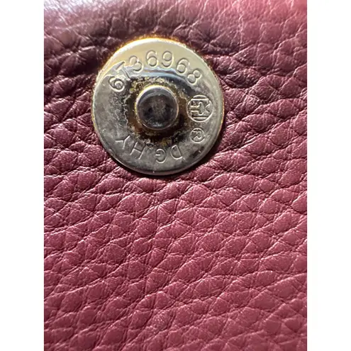 Michael Kors Crossbody Shoulder Bag Leather Burgundy Chain Strap 9x7