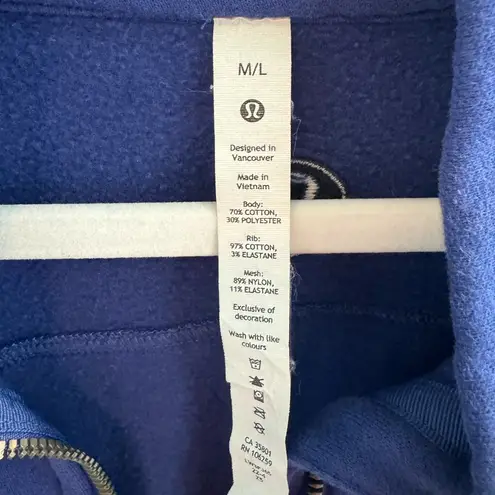 Lululemon  Scuba Half-zip - Deep Blue | WORN ONCE