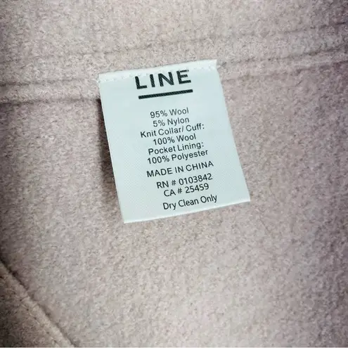 LINE The Label Wool Coat Light Purple size XS Pink