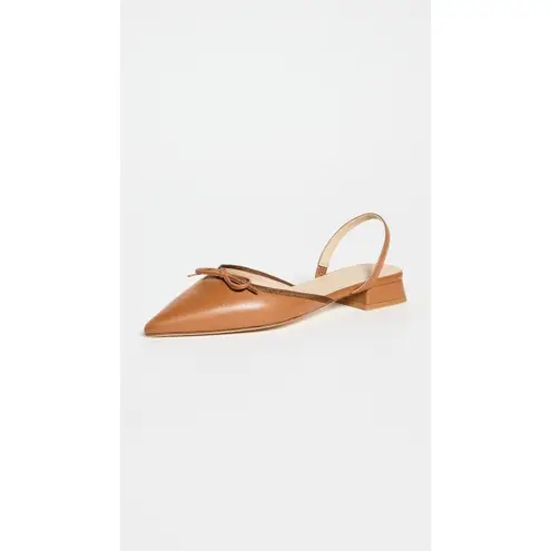 Chelsea Paris Yona Flats in Nutshell 39 with box Womens Low Heel Slingbacks Brown Size 8