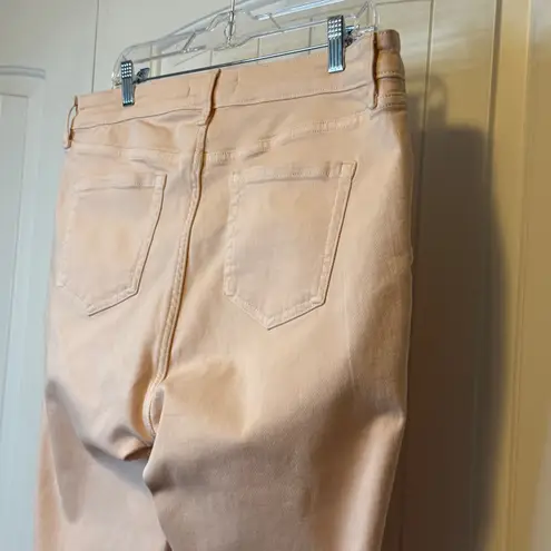 Amazon Essentials Womens Skinny Jeans Size 16 Short Peach Pink Denim Pants
