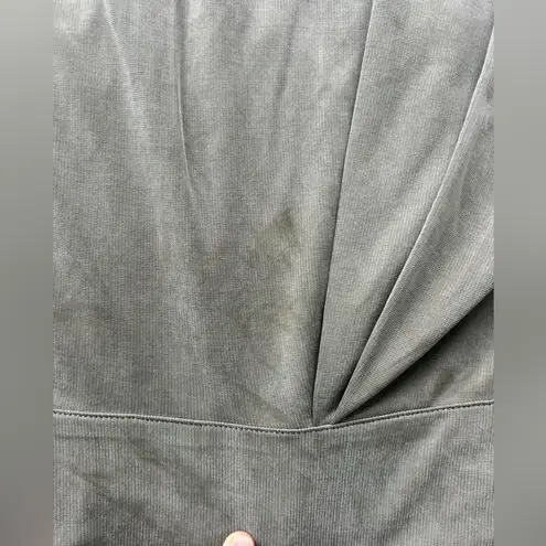 IRO Women's Eleni Wrap Front Olive Green Top Size XS