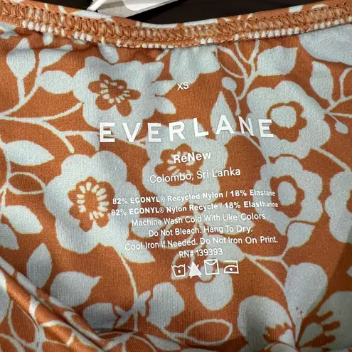 Everlane NWT  Swim Bikini Bottoms Nyle Thigh High Pearl Floral XS