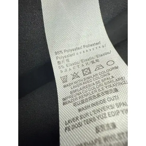 Unique21 Black Asymmetric Double Breasted Long Sleeve Mini Blazer Dress Size 2