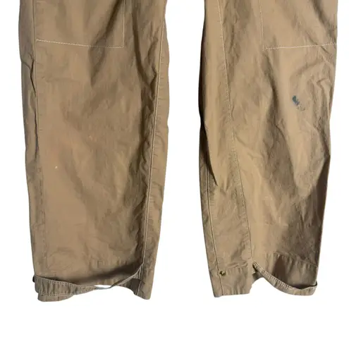 Veronica Beard Sigrid Khaki High Rise Wide Leg Cargo Utility Pants Size 6