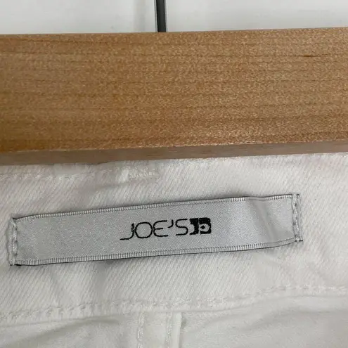 joe's jeans  Janel White Stretch Denim Roll Up Jean Shorts Women's Size 28