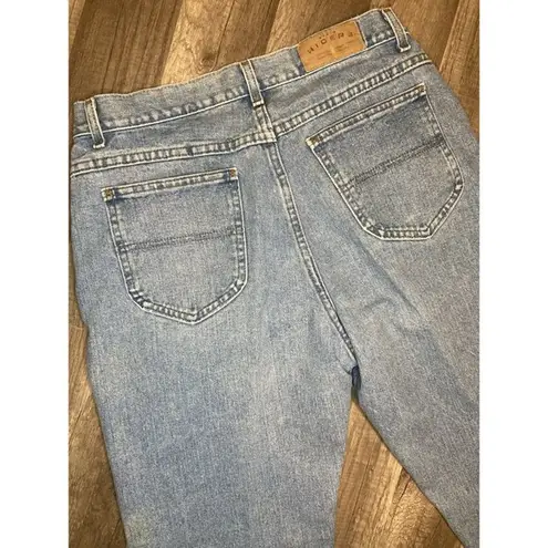 Riders By Lee Vintage 90s Riders Womens 12M 32x30.5 High Rise Mom Straight Leg Jeans Light