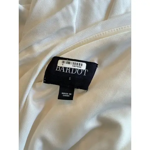 Bardot Rosalie One Shoulder Sheath Midi Dress Orchid White Womens Size Small