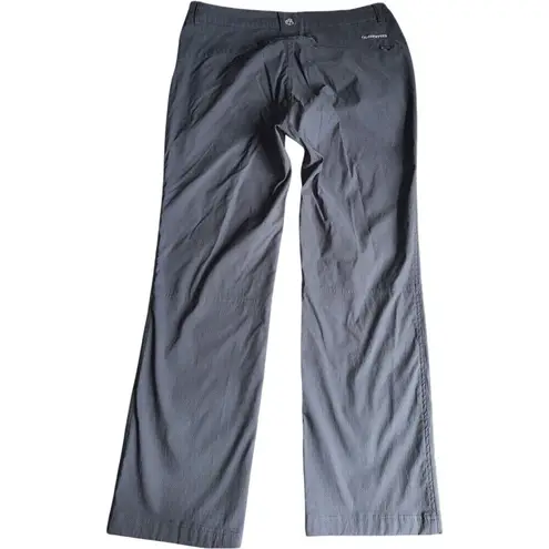 Craghoppers Kiwi Pro II Stretch Pants Hiking Travel Zip Pockets Gray Short US 8