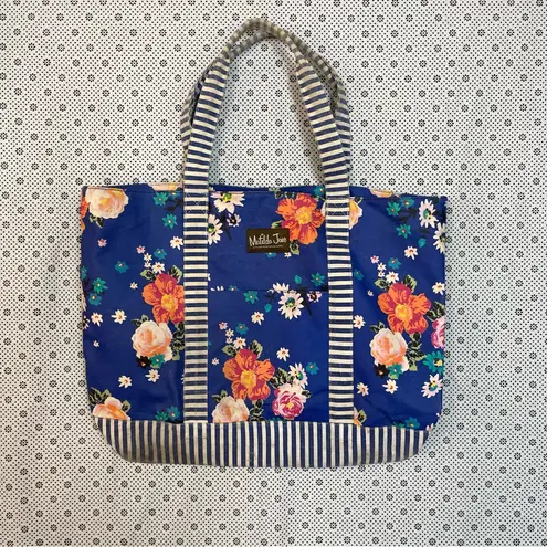 Matilda Jane Blue Floral Tote Bag