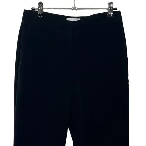 Co Essentials Black Cigarette Trousers Cropped Pants Japanese Fabric Womens XS