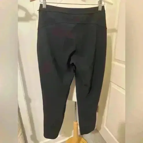 Lululemon  $148 Black Work Slacks Pants Zipper Button Nylon Xtra Life Business