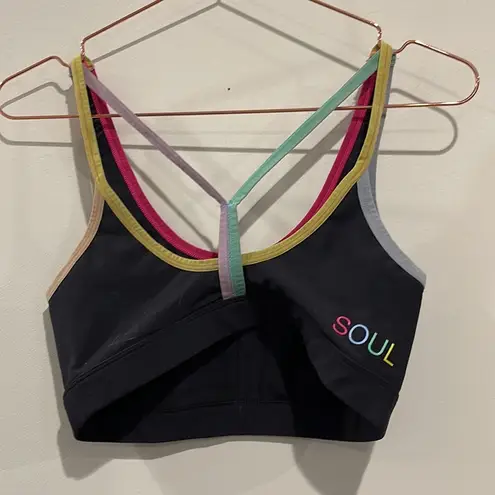 Soul cycle pride turn it up sports bra. Size medium