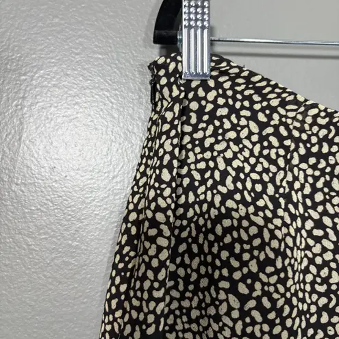 Coldwater Creek Womens 90's Style Black & White Polka Dot Skirt - Size 14 Petite