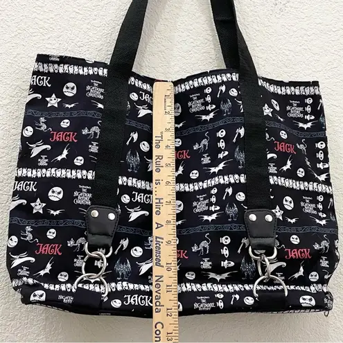 Disney  Parks Nightmare Before Christmas Jack Skellington Canvas Tote Bag NWT