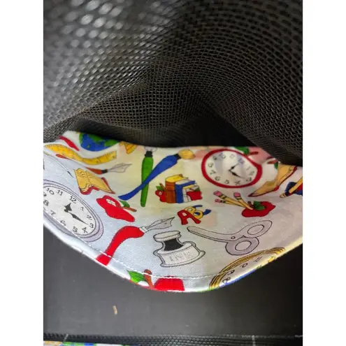 Colorful Womens Large Mesh Tote Bag SKU 7552 Black