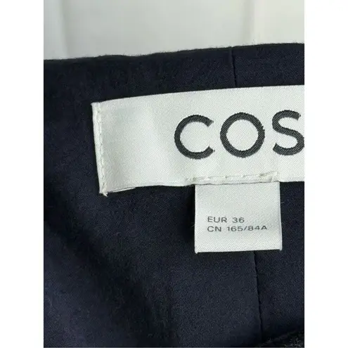 COS asymmetric midi dress EU 36/US 6