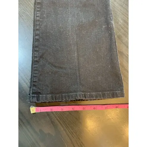 Talbots ‎ Heritage Bootcut Black Jeans Womens Sz 4 28x30.5 Faded Boot Cut Minimal - Image 12