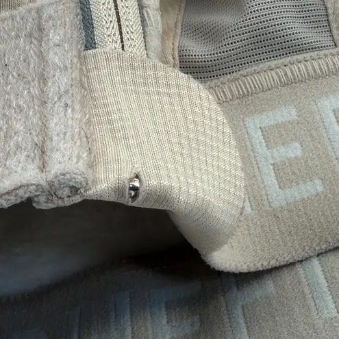 SHEFIT Adjustable Ultimate Sports Bra Beige Zip Front Impact Size XL READ Tan