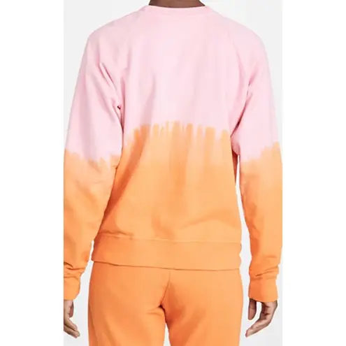 Splits59 Tilda Crewneck Sweatshirt in Nectarine/Pink Dip Dye