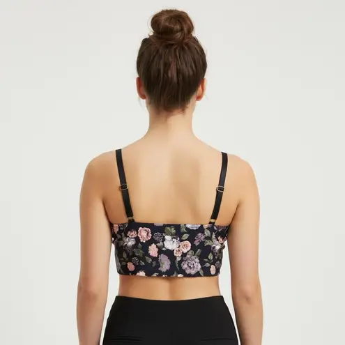 Vince Camuto  Floral Cropped Cami Top XL intimacy underwear bralette bra