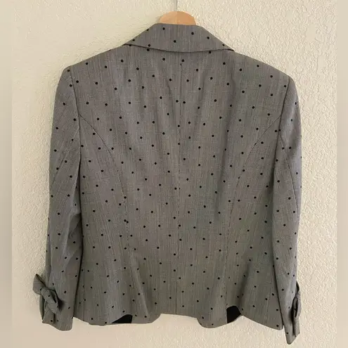 Black Label Vintage Escada Bow & Polka Dot  Two Piece Suit