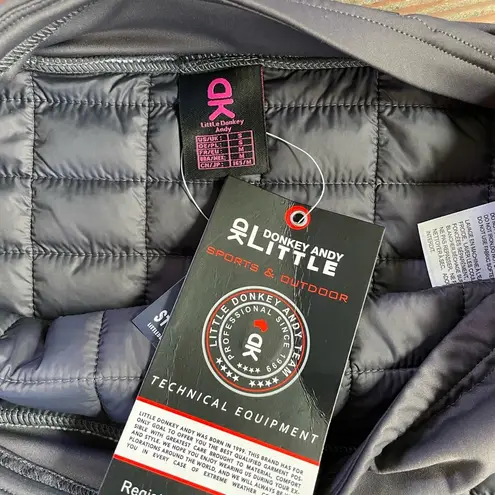 NWT Little Donkey Andy Gray Puffer Quilted Skirt