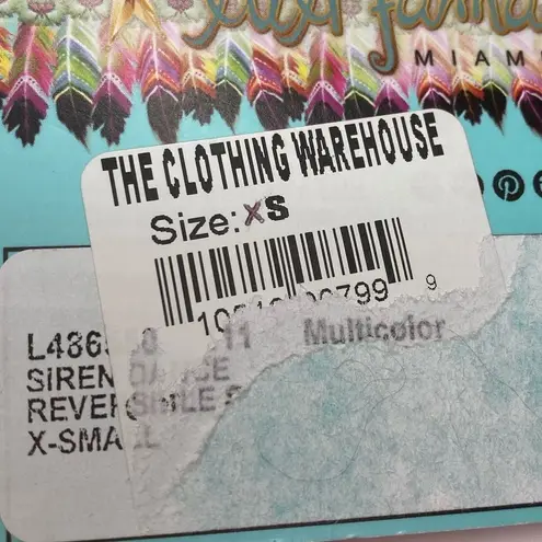 Luli Fama  Siren Dance Reversible Bikini Bottom NWT