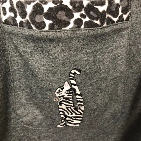 Needle & Thread Needle & Threads Vintage Animal Print Full Zip Cardigan Size M