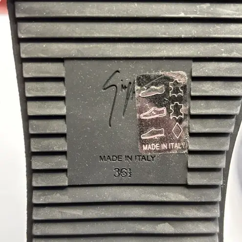 Giuseppe Zanotti Donna Leather Sneakers Womens Brown US 6.5/EU36.5 Made In Italy