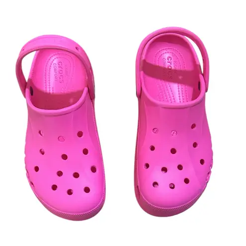 Crocs  Baya Platform Clog Bright Pink, Size 10, NWOT - Image 2