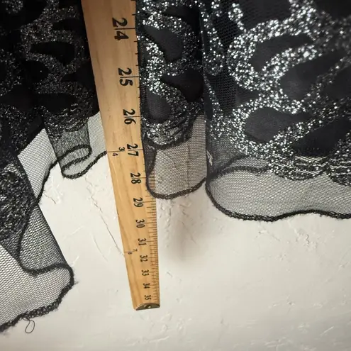 Ruby Rox Dress Y2k 3 Silver Black Straples Glitter Party Fairy Grunge Whimsigoth