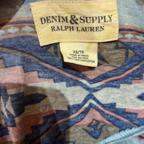 Denim & Supply Ralph Lauren RALPH Lauren Denim & Supply Denim & Supply Southwestern Top with Fringe NWOT XS