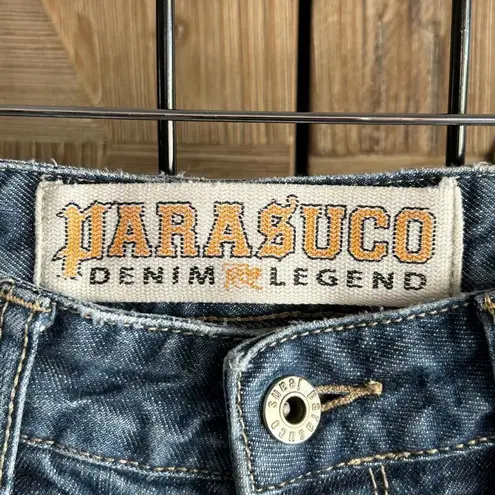 Parasuco Denim Legend Womens Jeans 30 Medium Wash Straight Vtg Retro Blue