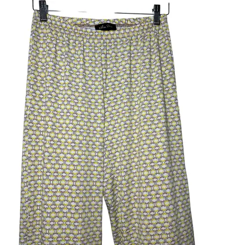 Melissa Paige Palazzo Pants Size S Boho Geometric Floral Tropical Print Stretch