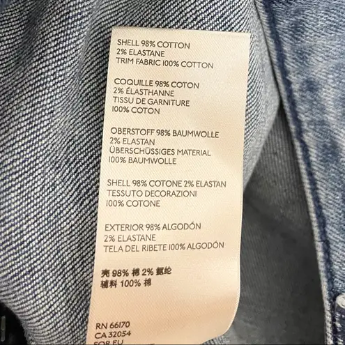 Pilcro and the Letterpress High Rise Trouser Bootcut Medium Wash Floral 29 NWT